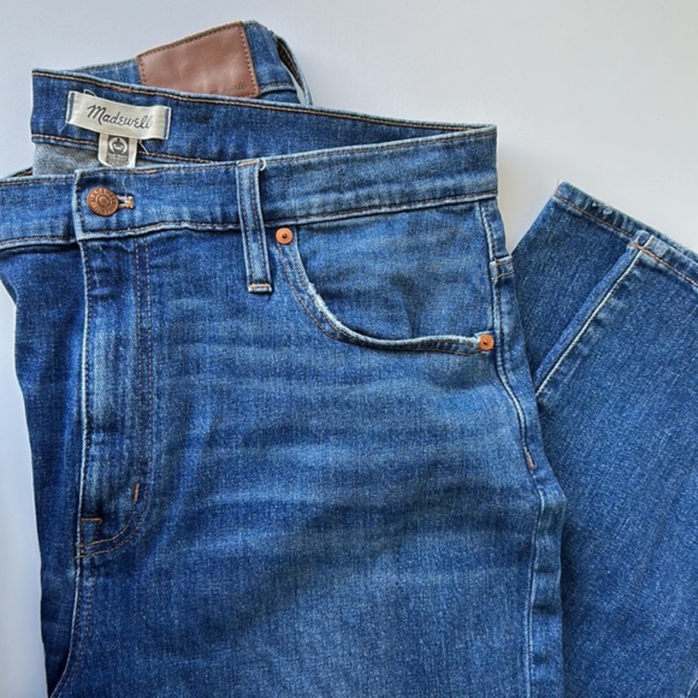 Madewell The High-Rise Slim‎ Boyjean crop Size 32